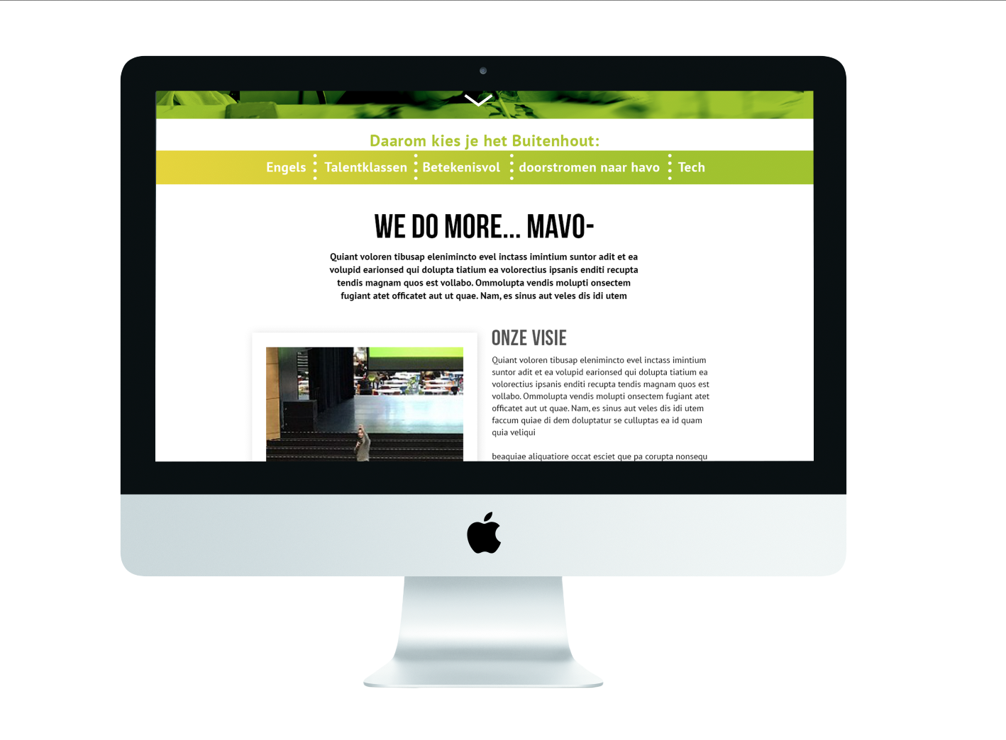 Website Buitenhout college